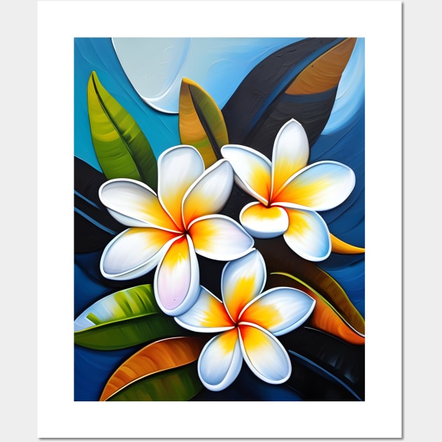 Frangipani Wall Art by cmpoetry